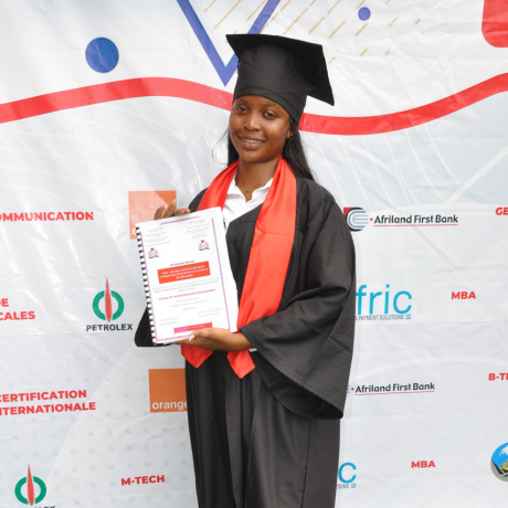 Student testimonial background